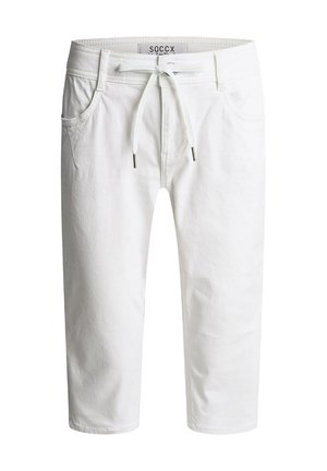 Soccx, SOCCX CAPRI JEANS NI:NO COMFORT FIT - Denim shorts - ivory
