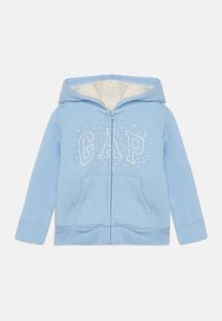 GAP LOGO TODDLER GIRL - Športna jopa s kapuco na zadrgo - cerulean blue