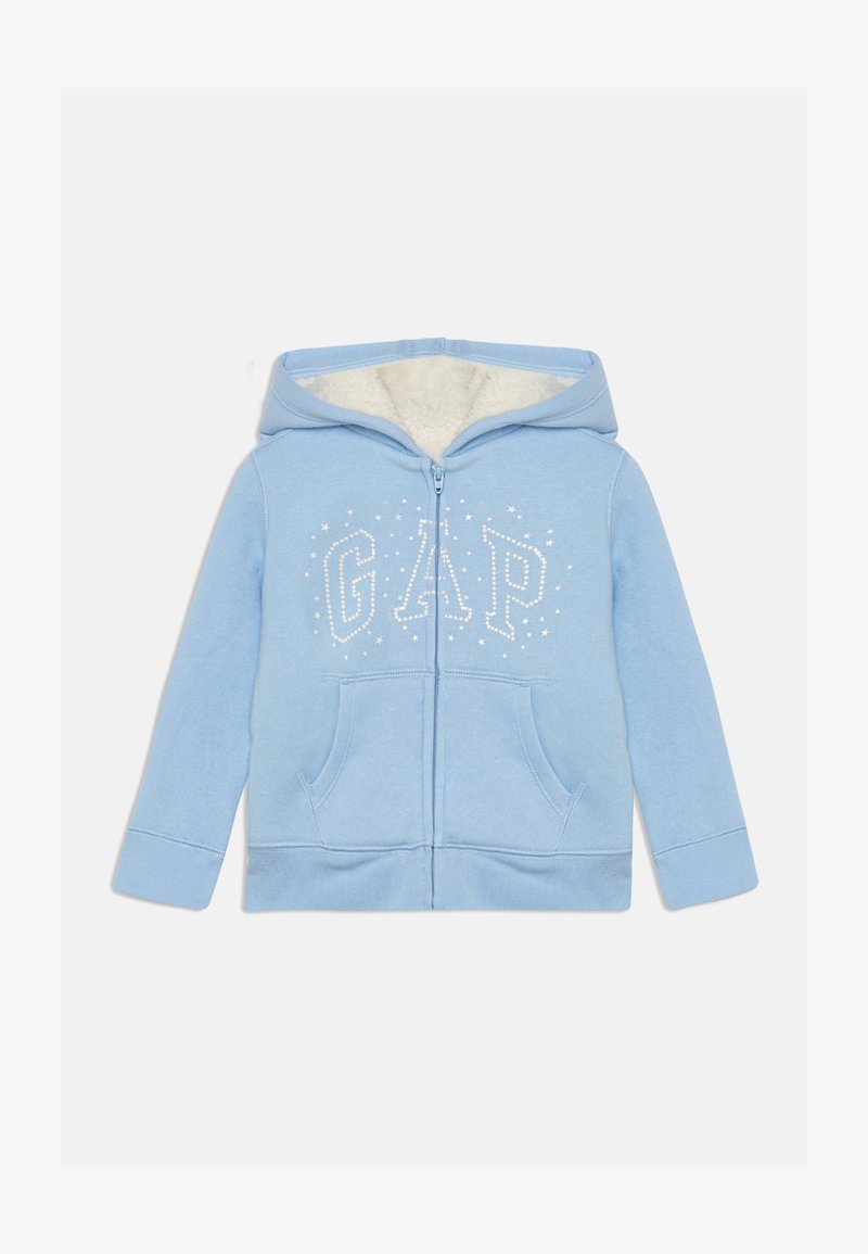 GAP LOGO TODDLER GIRL - Športna jopa s kapuco na zadrgo - cerulean blue