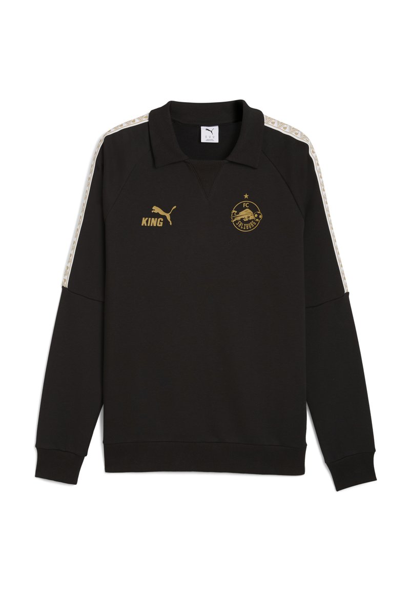 Puma Sweatshirt black-matte gold/schwarz Zalando