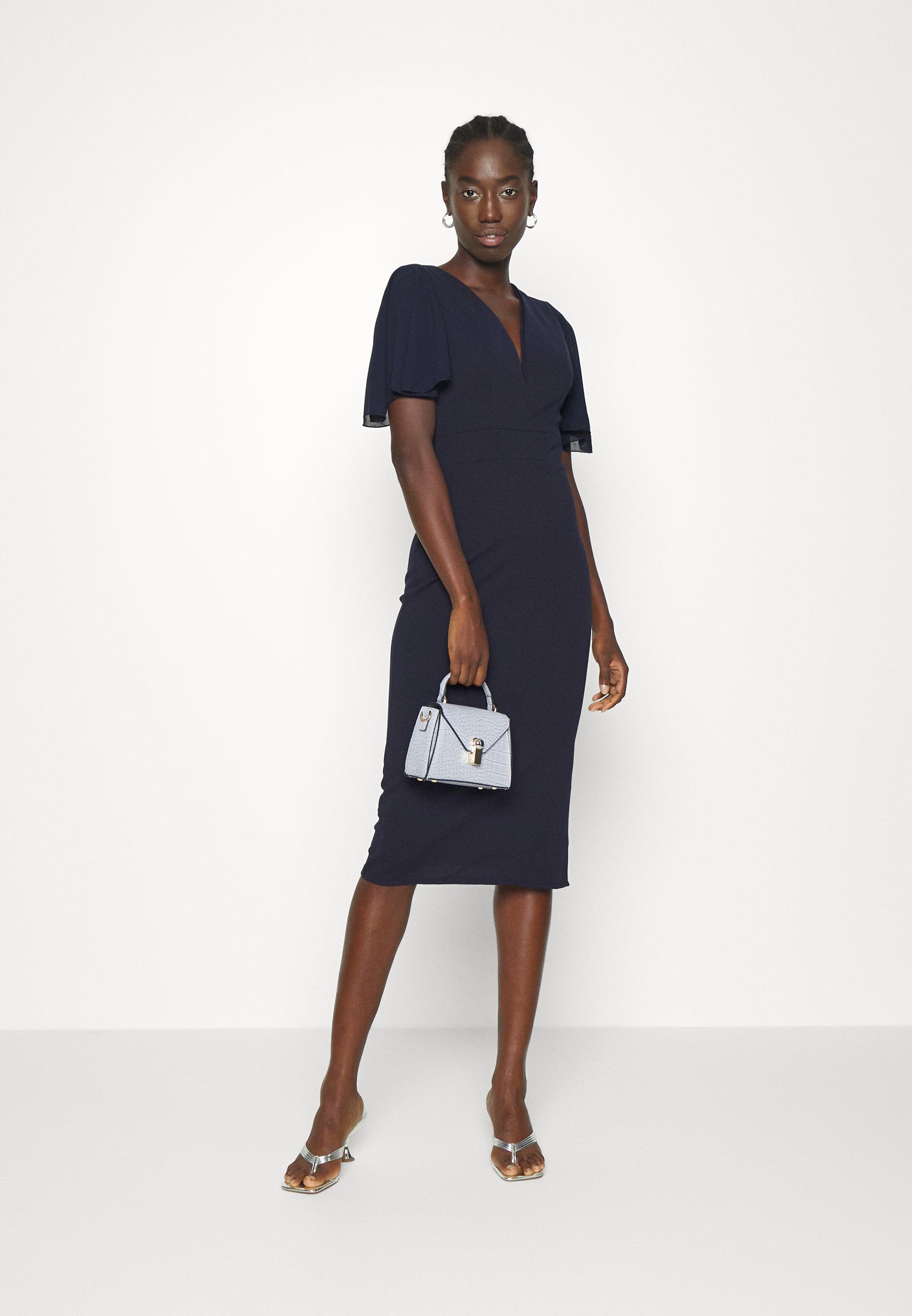 SALUD MIDI DRESS - Laisvo kirpimo 