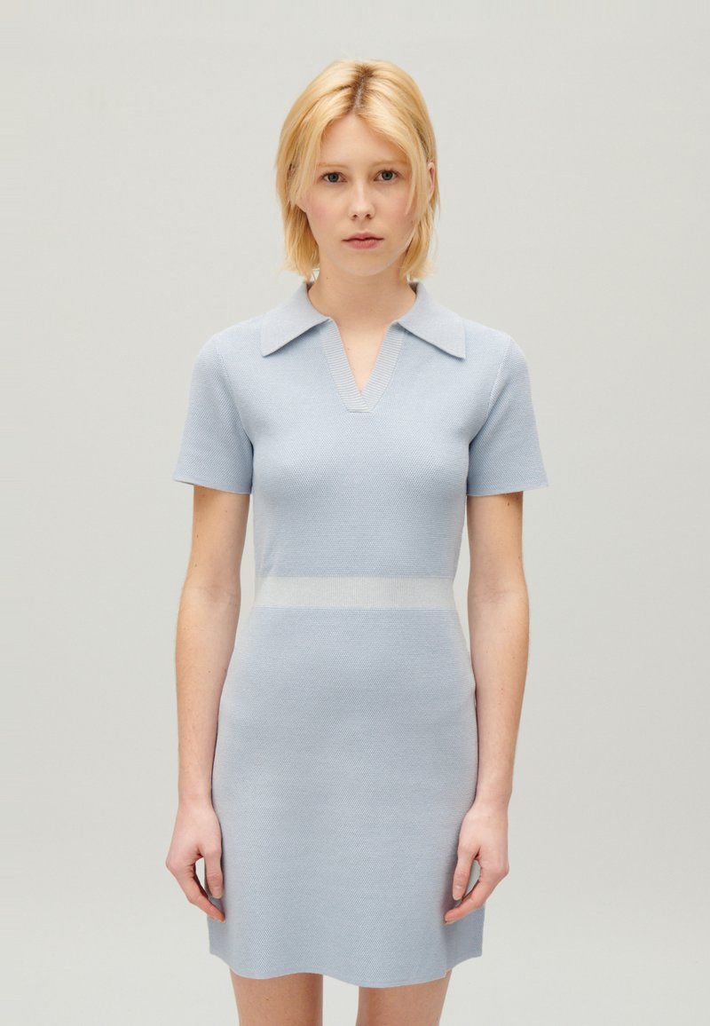 Robe Courte Claudie Pierlot - Taille 36, Bleu, Manches Courtes - État Parfait - Style Décontracté élégant