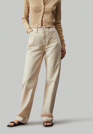 HIGH RISE HAMMERLOOP - Straight leg jeans - denim light