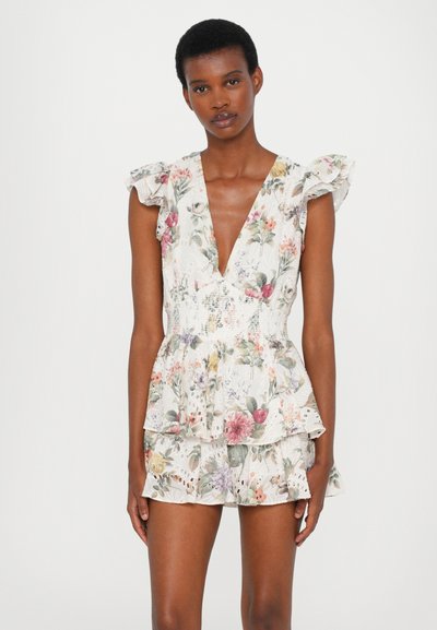 Alice + Olivia KESSIE RUFFLE ROMPER - Pajac - sweet nothings