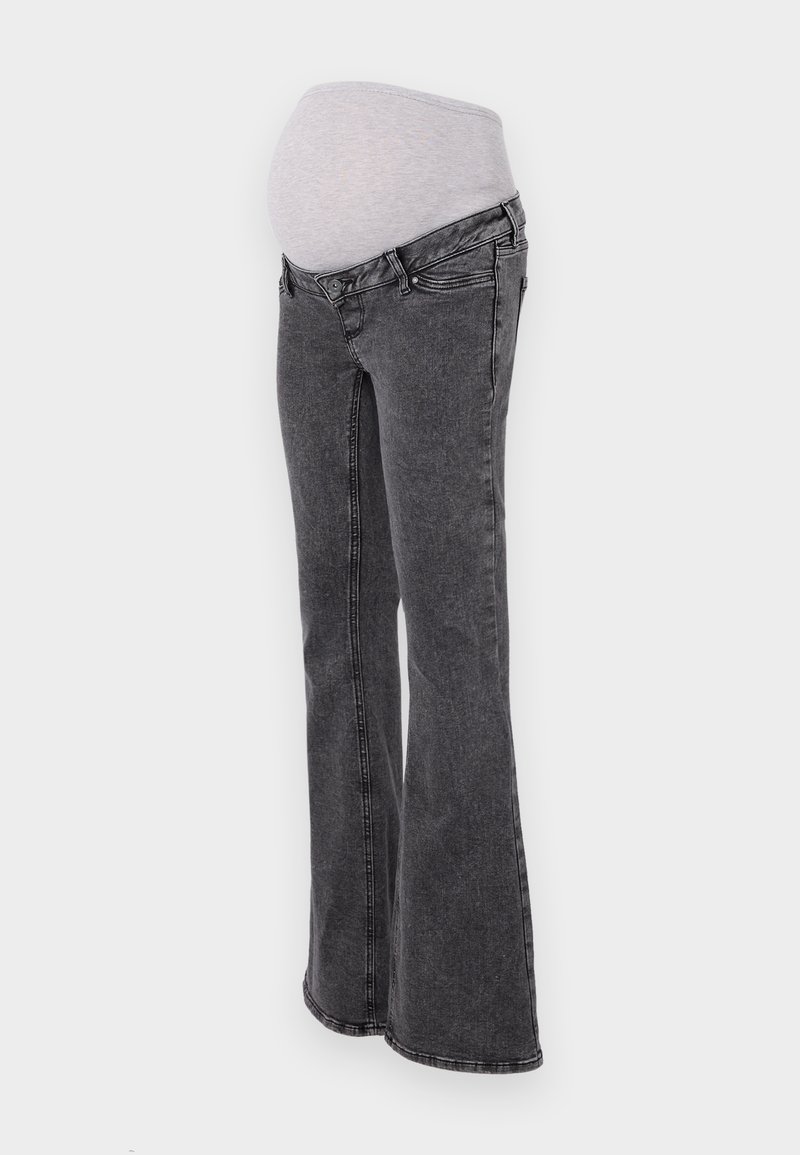 Mamalicious Flared Jeans zwart