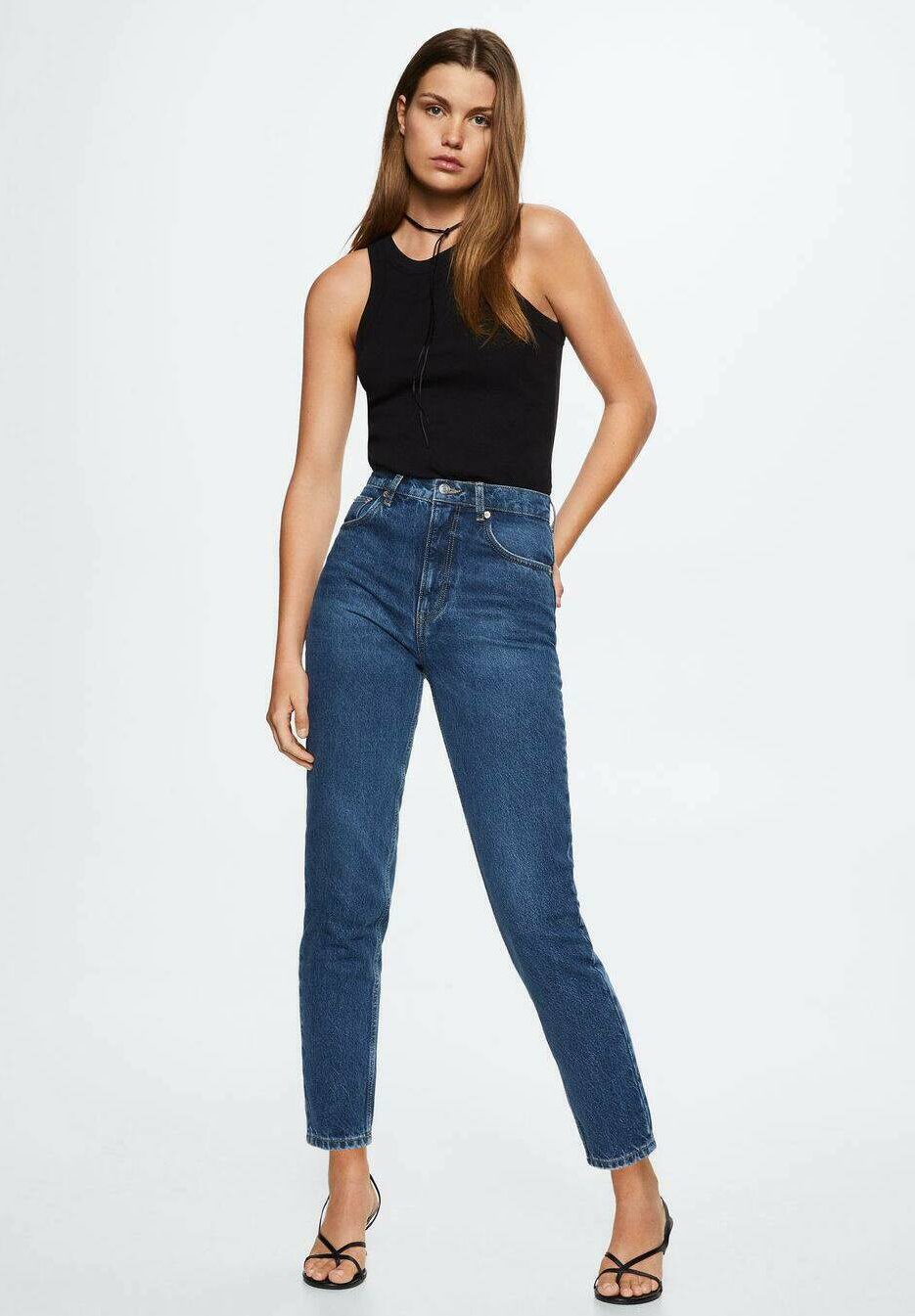 mango mom jeans