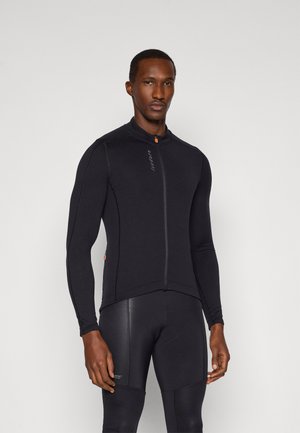 SIGNATURE TECH LONG SLEEVE - Jalgratturi särk - black