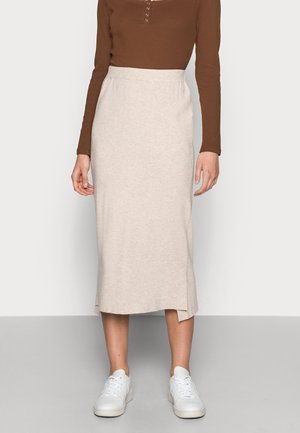 NOIAN SKIRT - Uska suknja - oat melange