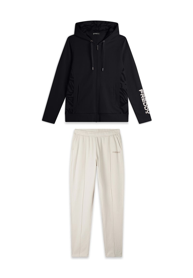Freddy SET - Tuta - black alloverblack w sand