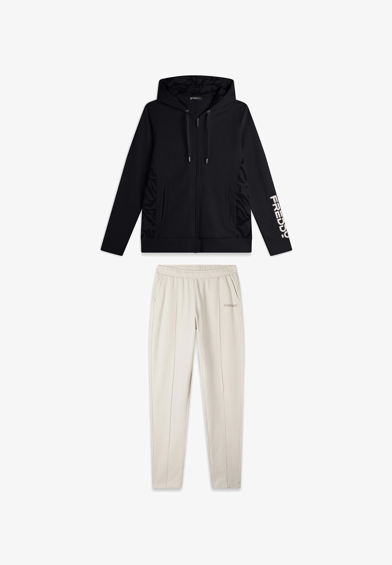 Freddy SET - Chándal - black alloverblack w sand