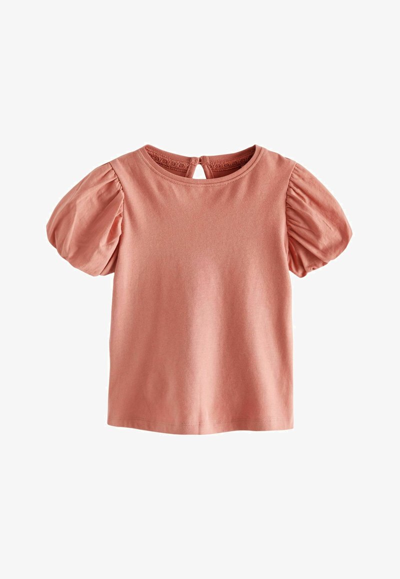 Next PUFF SHORT SLEEVE - Tricou basic - rust brown