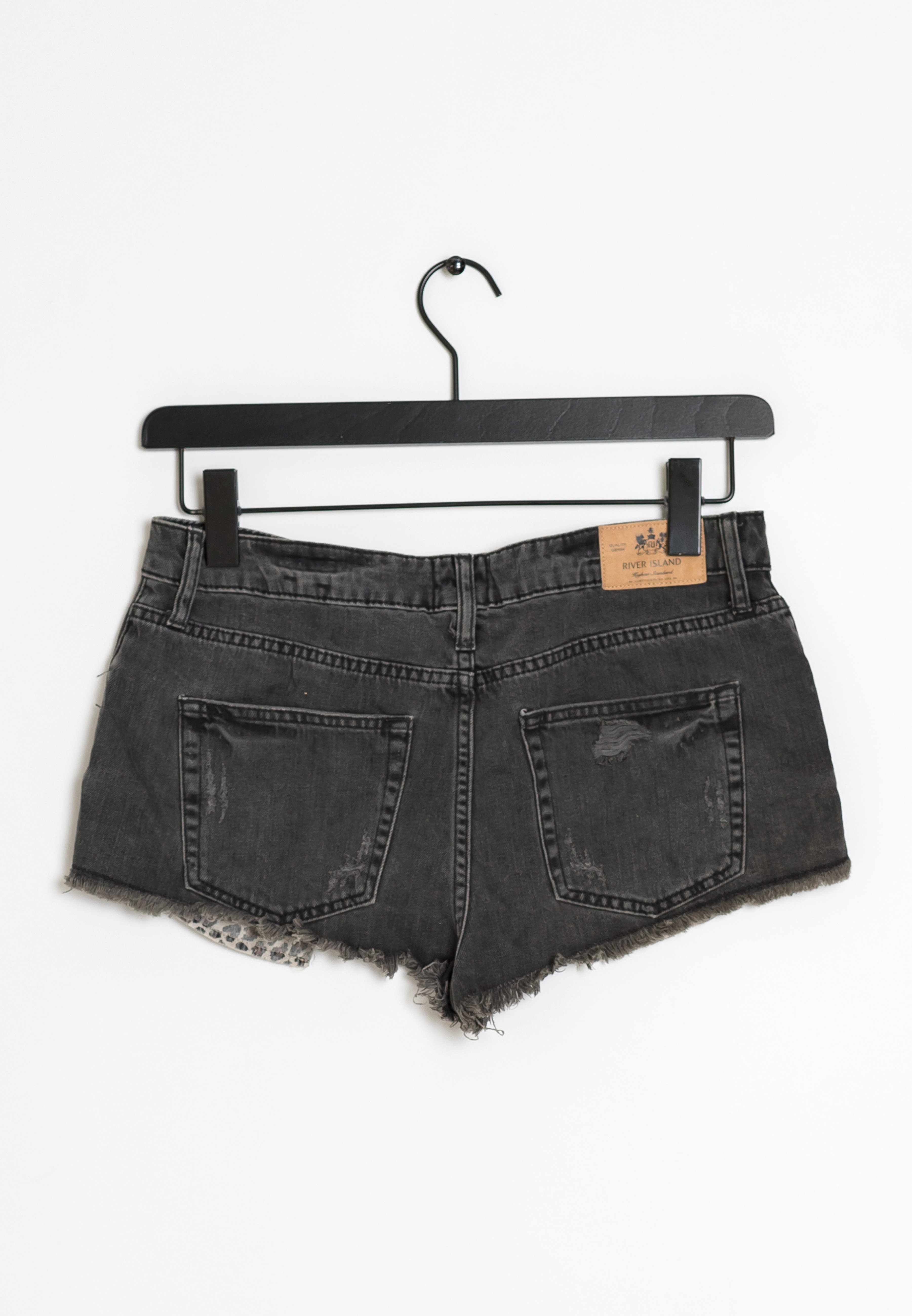 River Island Denim shorts - black 