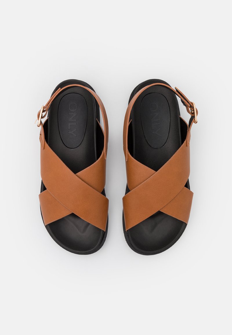 Damen Riemchensandalen | ONLY SHOES ONLMINNIE SLINGBACK Riemensandalette cognac - AX25074 Damen Riemchensandalen | ONLY SHOES ONLMINNIE SLINGBACK Riemensandalette cognac - AX25074