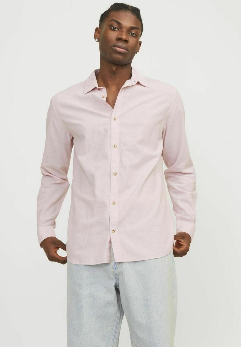 Jack & Jones - JJESUMMER LINEN MIX SHIRT - Camicia - pink nectar, Ingrandire