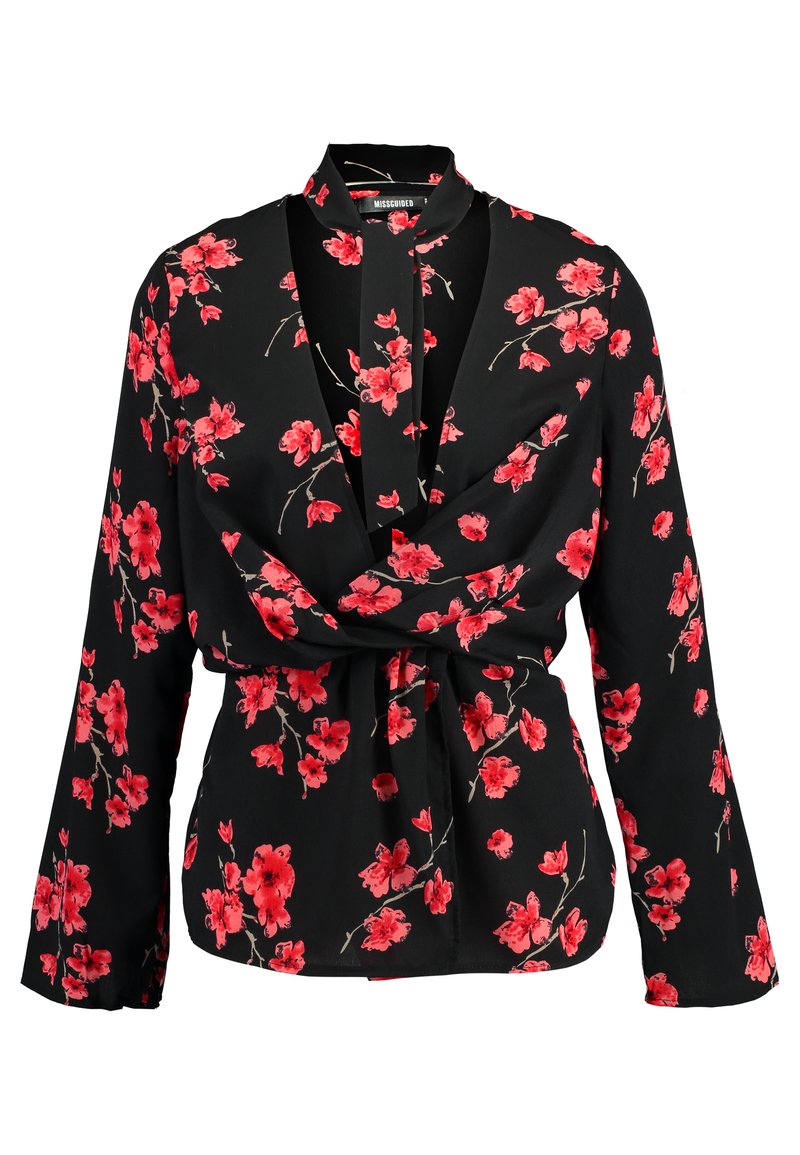 Missguided Blouse zwart Missguided Blouse zwart