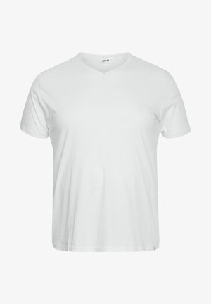 Solid, SDBEDO V-NECK PLUS SIZE - T-shirt basique - white
