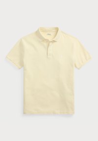 CUSTOM SLIM FIT STRETCH OXFORD MESH POLO - Polo majica - wicket yellow/white