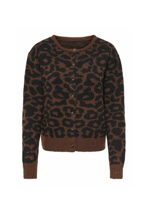 ONLY, CARDIGAN ONLALIVIA CARDIGAN - Gilet - downtown brown