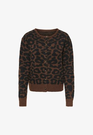 ONLY, CARDIGAN ONLALIVIA CARDIGAN - Gilet - downtown brown