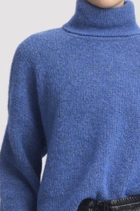 Gestuz ALPHA ROLLNECK - Maglione - blue