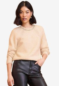 Love & Roses PETITE FIT COSY CREW NECK - Pulóver - camel