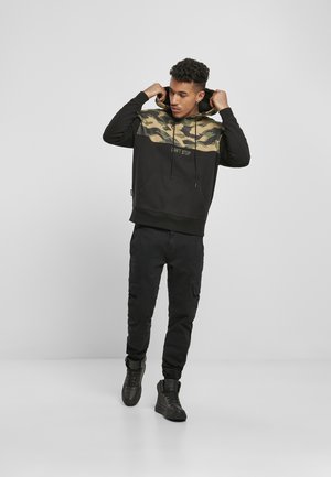 CAN´T STOP BOX  - Hoodie - black/woodland