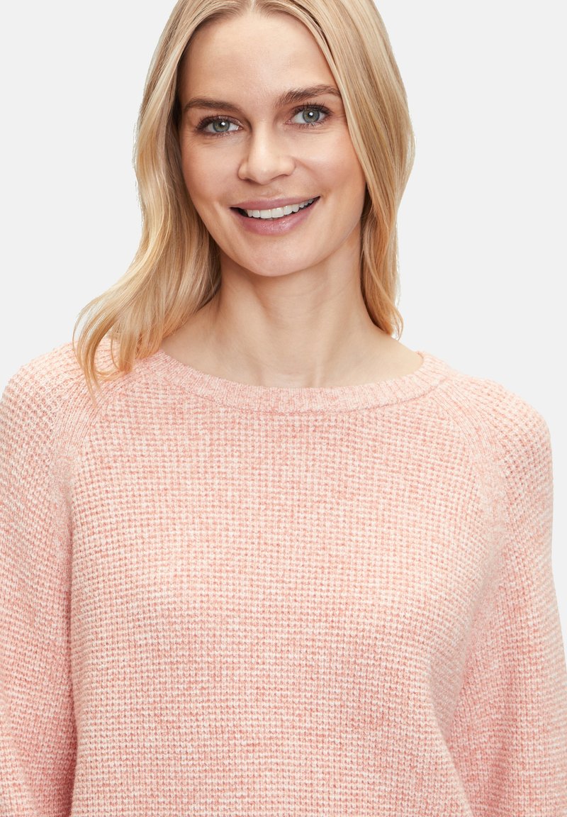 Damen Strickjacken | Betty & Co Strickpullover middle orange melange/orange - UM50529 Damen Strickjacken | Betty & Co Strickpullover middle orange melange/orange - UM50529