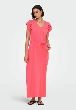JDY, KLEID JDYROSE LANGES KLEID - Robe longue - calypso coral
