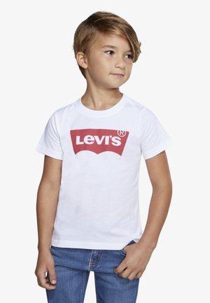 Levi's® TEE UNISEX - Print T-shirt - white