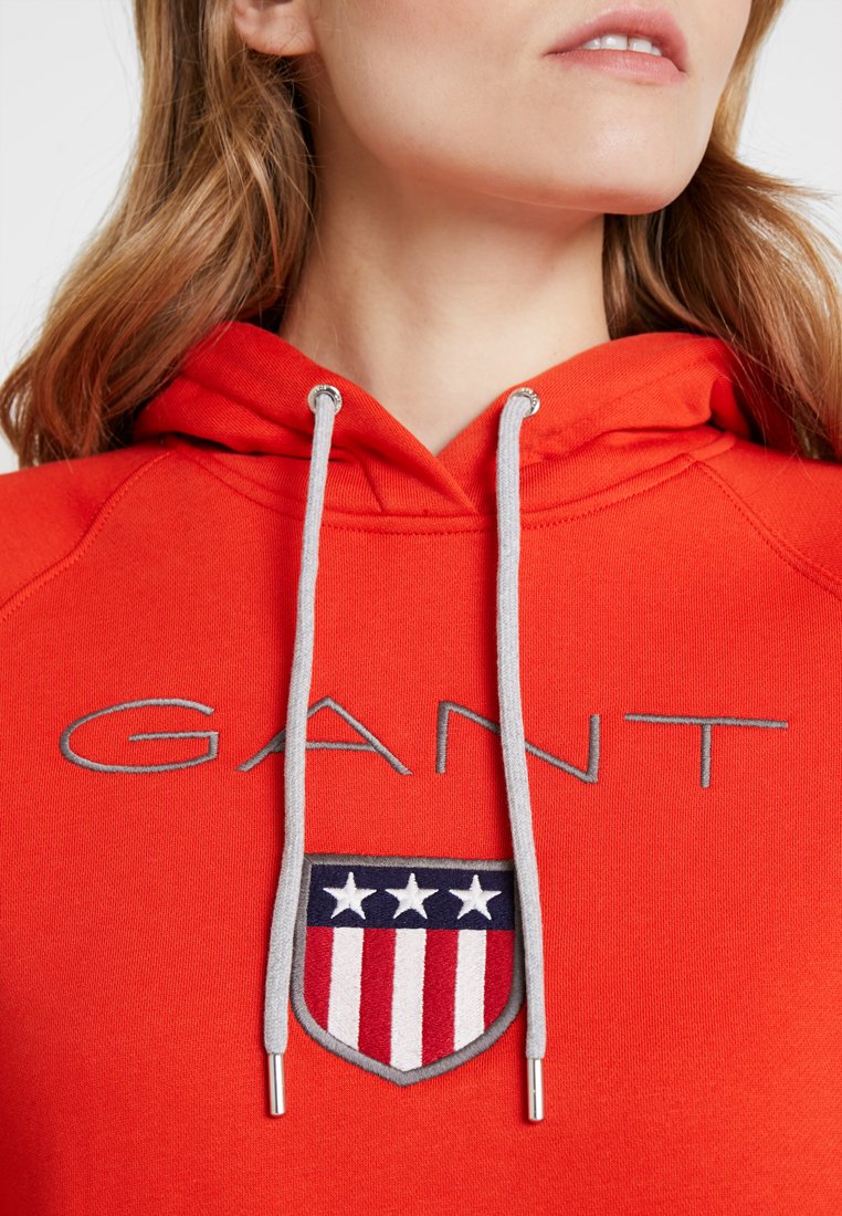 gant hoodie orange