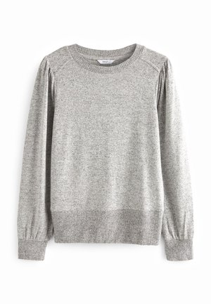 COSY LIGHTWEIGHT SOFT TOUCH SLEEVE DETAIL  - Pullover - grey