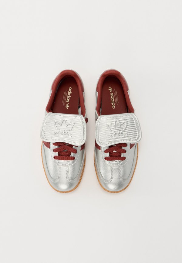 SAMBA LT  - Trainers - silver/preloved ruby/gum2