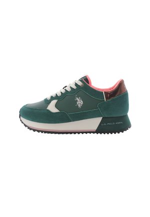 SACHA - Sneakers - dark green bronze pink bubblegum
