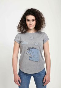 Henry Tiger DISNEY WINNIE THE POOH CLOUDY EEYORE - T-shirts print - melange grey