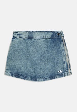 adidas Originals, SKORT JUNIOR - Kratke hlače od trapera - worn blue denim