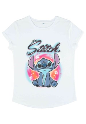 Disney LILO & STITCH STITCH AIRBRUSH - Print T-shirt - white