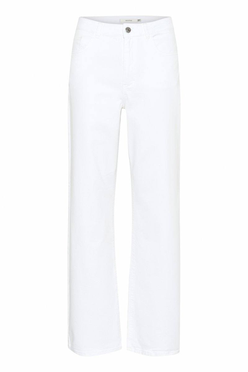 Gestuz Straight leg jeans wit denim/whitedenim Gestuz Straight leg jeans wit denim/whitedenim