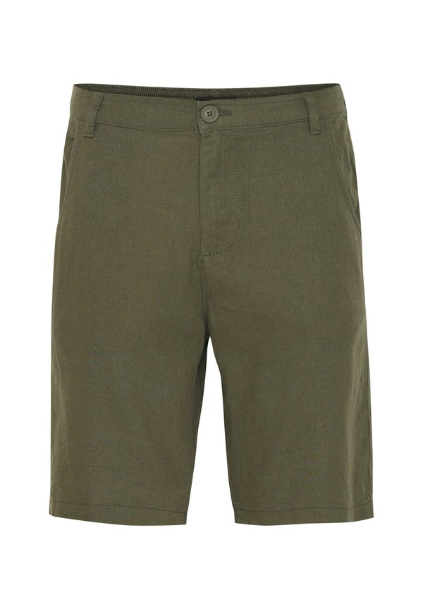 BHSHORTS LINEN MIX - Shorts - forest night3