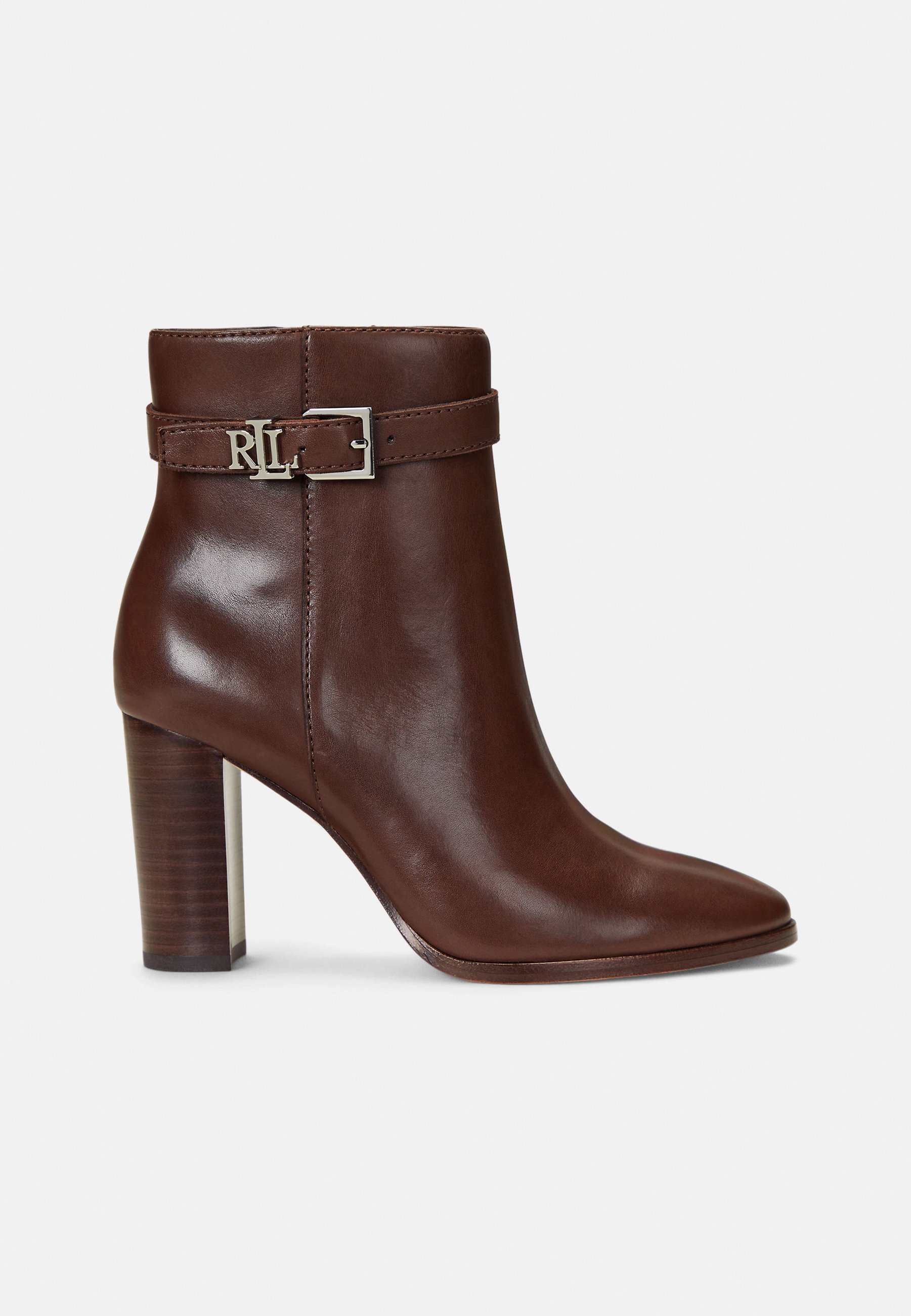 Lauren Ralph Lauren BAILEY BURNISHED LEATHER BOOTIE Bottines à