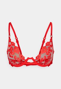 MARIAN WIRED BRA - Kaarituelliset rintaliivit - tomato red/sheer