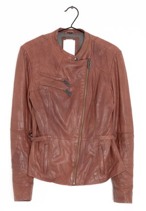 Veste en similicuir - brown