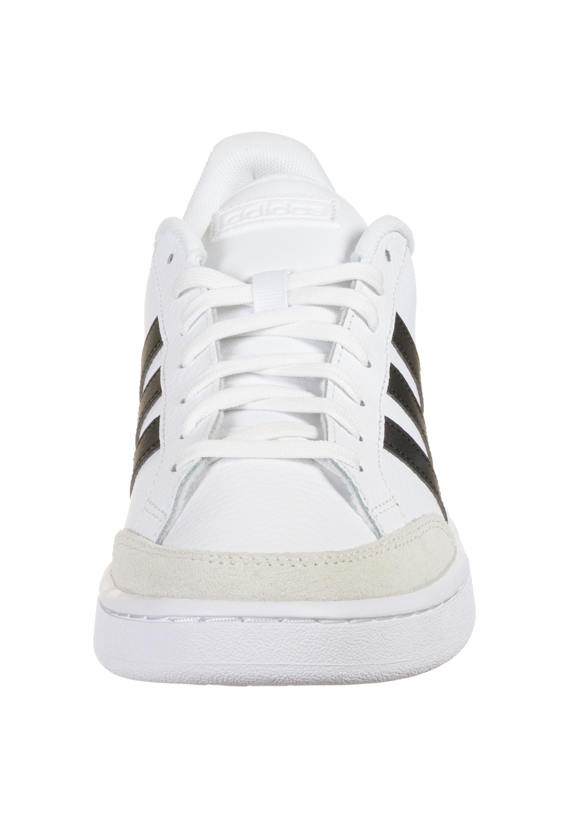 adidas Performance GRAND COURT - Sneakers laag - footwear white / core  black / orbit grey/wit - Zalando.nl