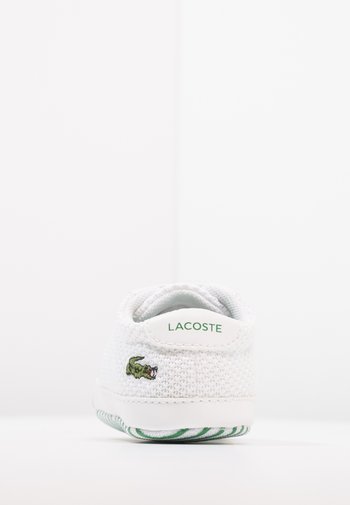 Lacoste L 12 12 Crib Chaussons Pour Bebe White Green Blanc Zalando Fr
