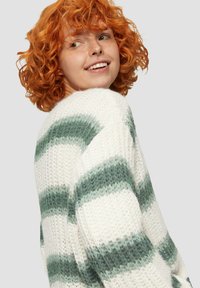 QS Strickjacke - dunkles salbeigrün