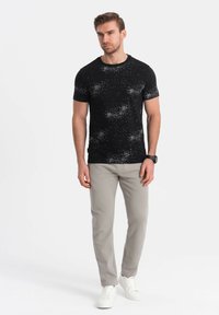 Ombre Triko s potiskem - black