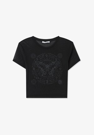 Terranova CROP FARFALLA czarny