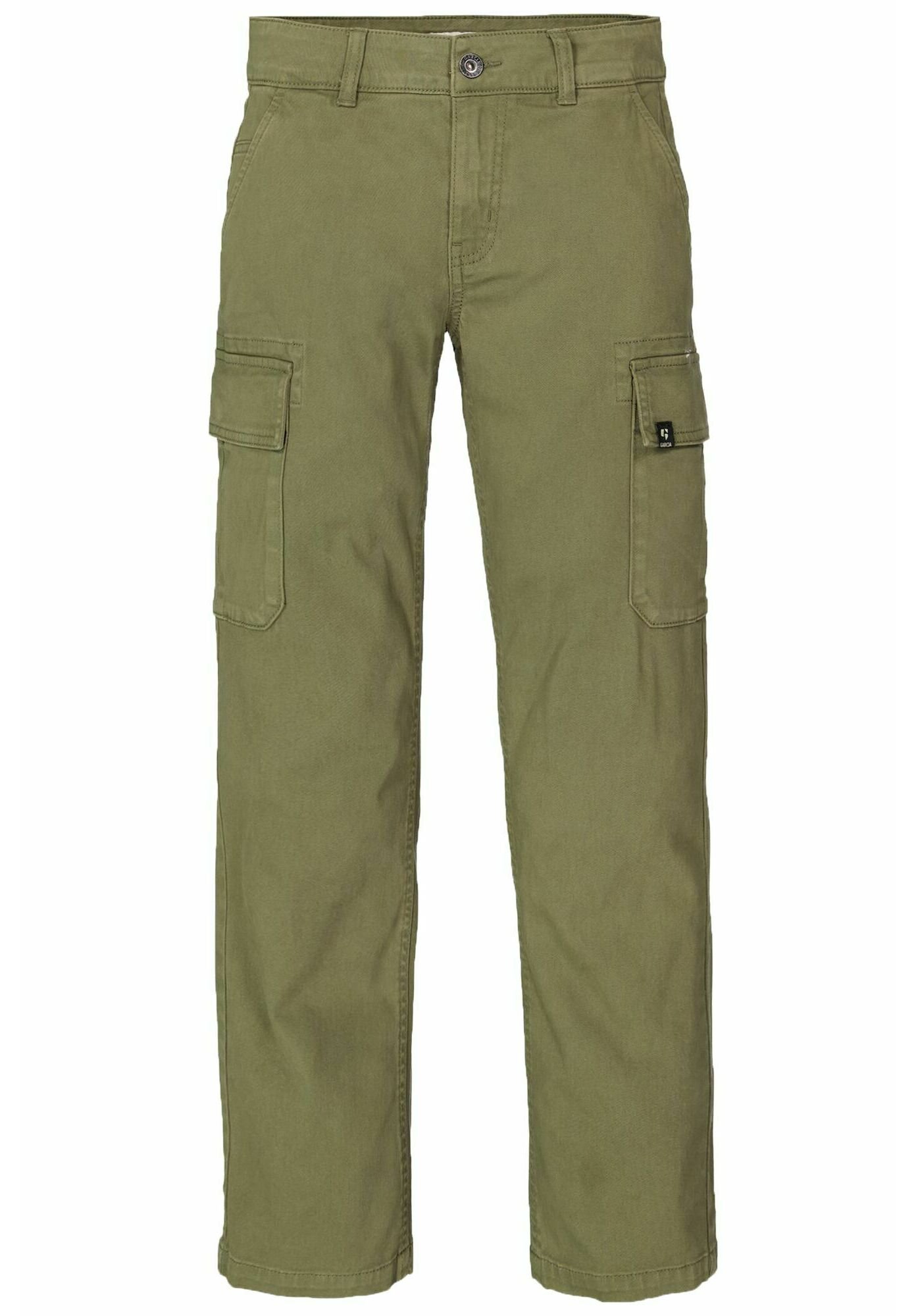 Garcia Pantaloni cargo utility green/verde