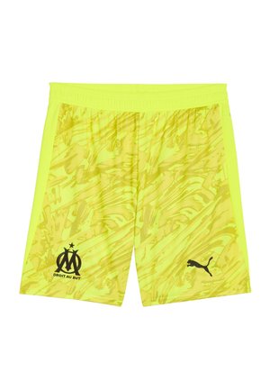 OLYMPIQUE DE MARSEILLE 25/26 - Korte sportsbukser - yellow alert black