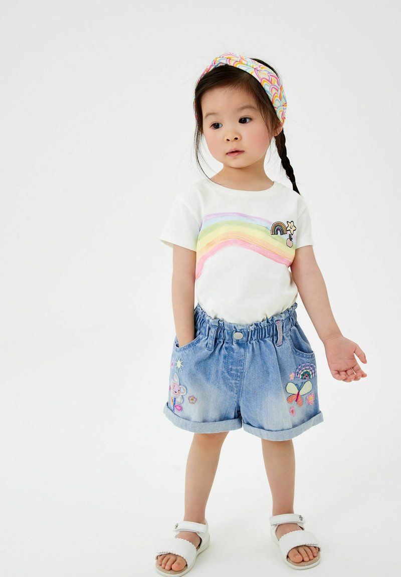 Kinder Jeggings | Next SET T-Shirt print blue/white/blau - JA22380 Kinder Jeggings | Next SET T-Shirt print blue/white/blau - JA22380