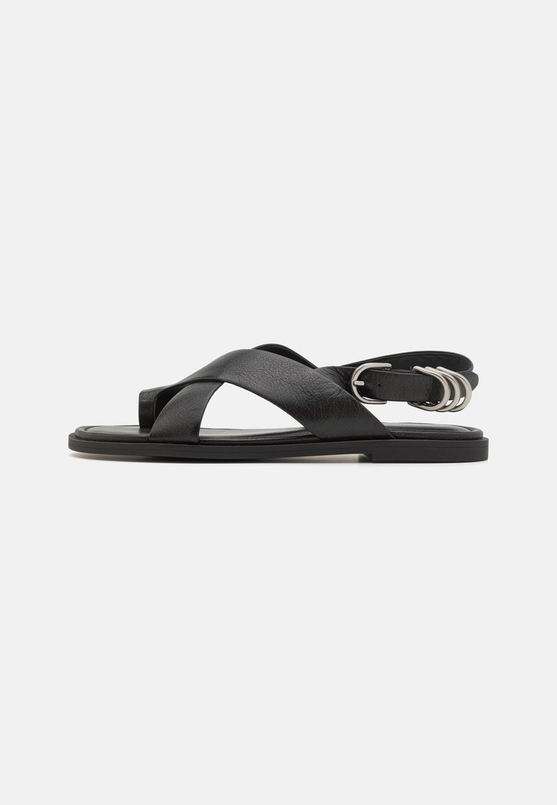 rag & bone GIA TOE LOOP - Sandalen - black